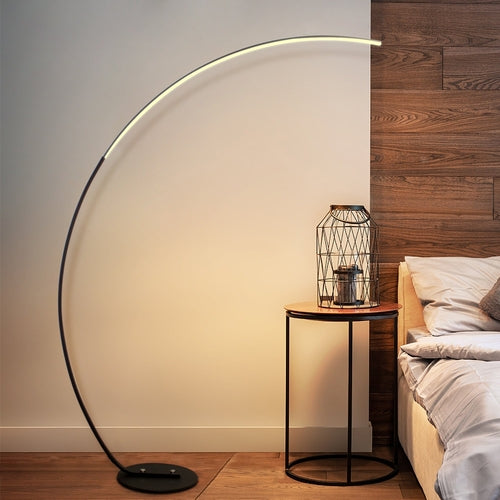 Modern RGBW Böjd Golvlampa | Ny Version