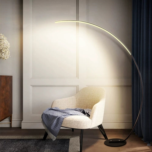 Modern RGBW Böjd Golvlampa | Ny Version