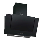 Baridi Kitchen Appliance Bundle – 60cm Oven, Black Glass Hob, Angled Chimney Hood & Splashback - DH391