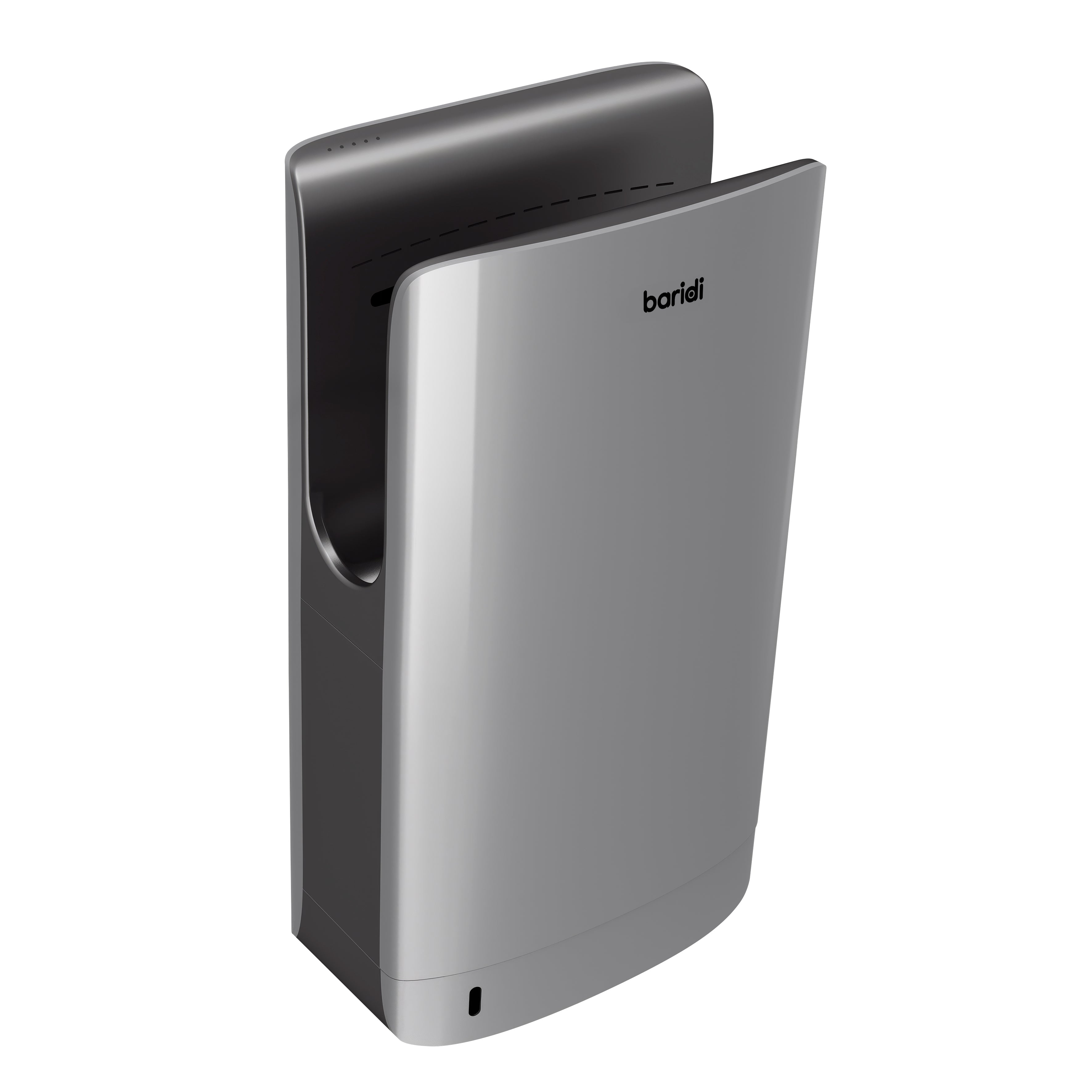 Baridi Hand Dryer with HEPA Filter & Auto-Sensor 1750W/230V, Silver - DH150
