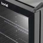 Baridi Undercounter Drinks, Beer & Wine Fridge with LED Light 115L, Black - DH223