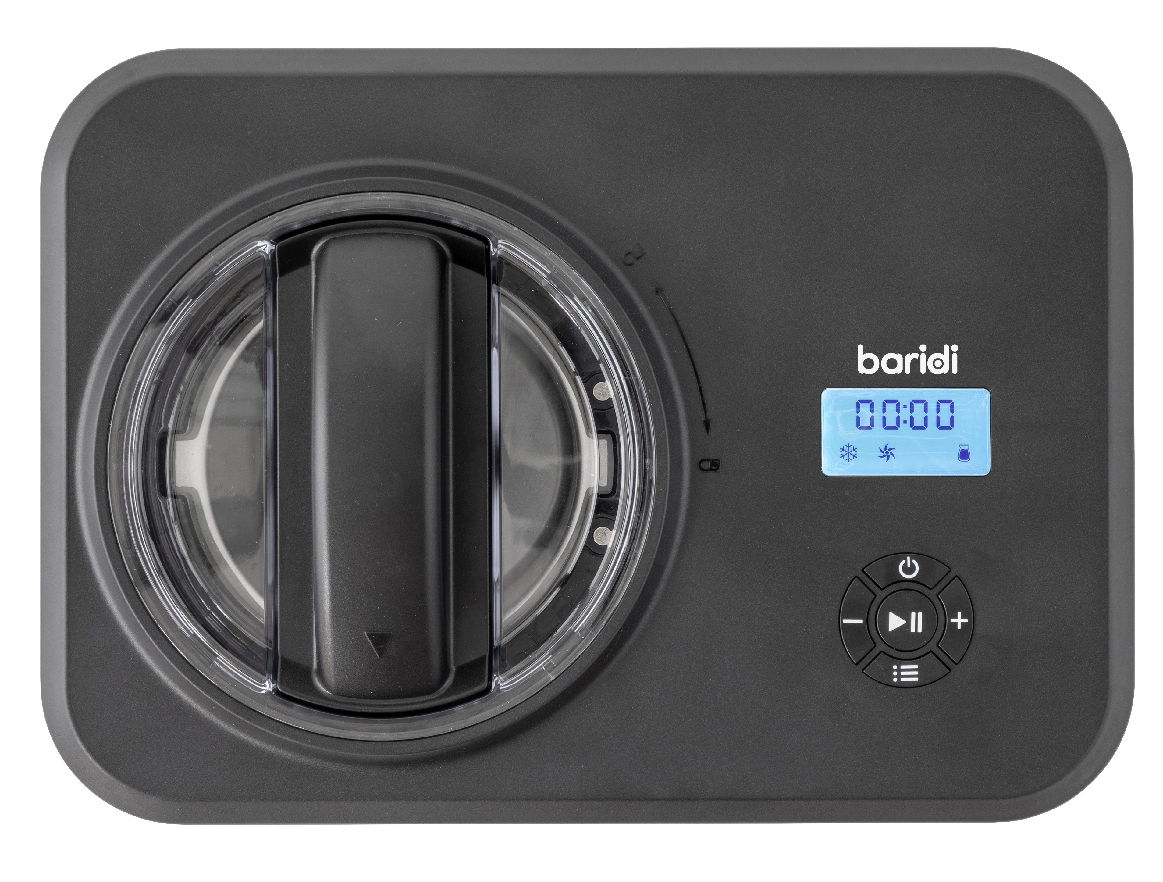 Baridi 1.5L Ice Cream Machine with Fast Freeze Compressor Cooling - DH240