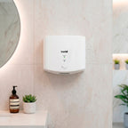 Baridi High Speed Hand Dryer with Auto-Sensor 1400-1650W, White - DH378