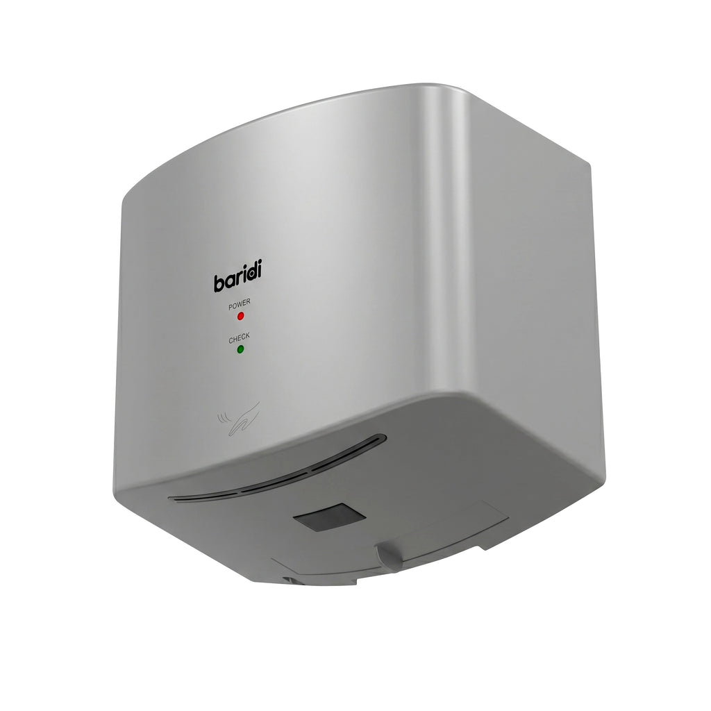 Baridi High Speed Hand Dryer with Auto-Sensor 1400-1650W, Silver - DH379