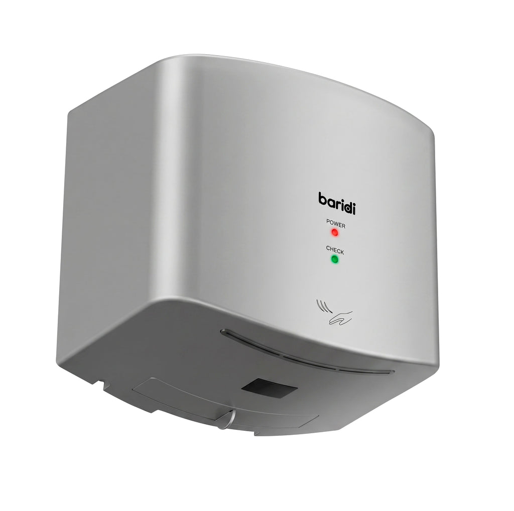 Baridi High Speed Hand Dryer with Auto-Sensor 1400-1650W, Silver - DH379