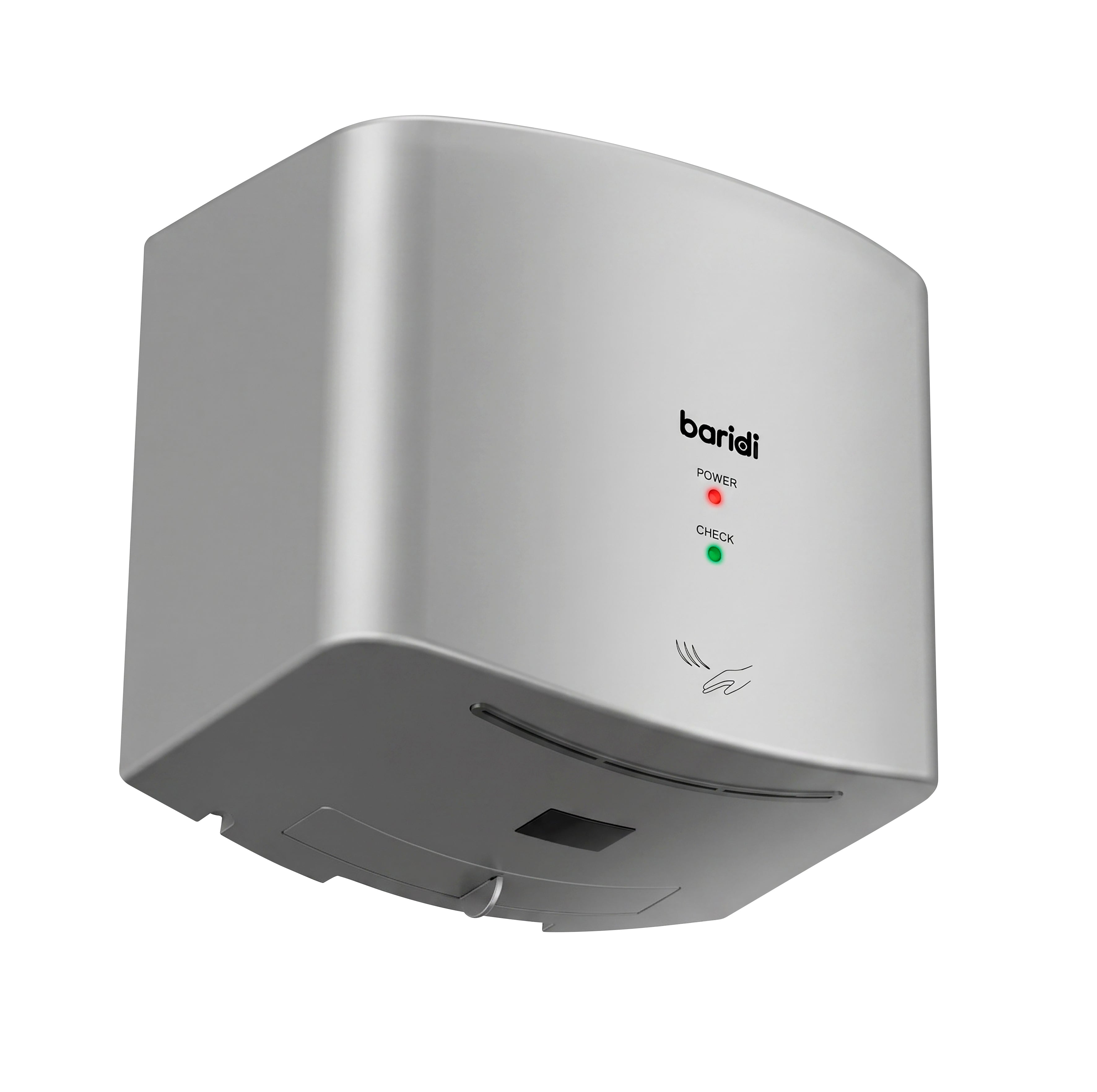 Baridi High Speed Hand Dryer with Auto-Sensor 1400-1650W, Silver - DH379